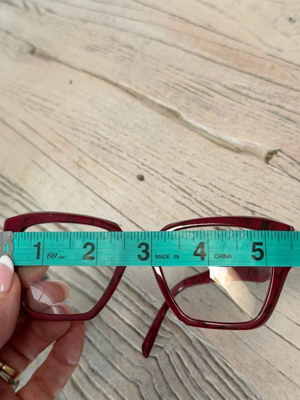 Prada VPR 09Z Etruscan Marble Burgundy Cat Eye Eyeglasses Frames